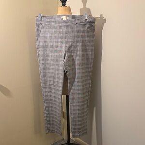 Stylish Gray Plaid  Dress Pants retrology